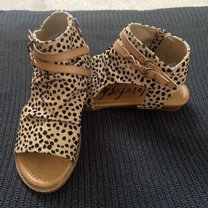 *Never Worn* Blowfish Cheetah Print Sandals